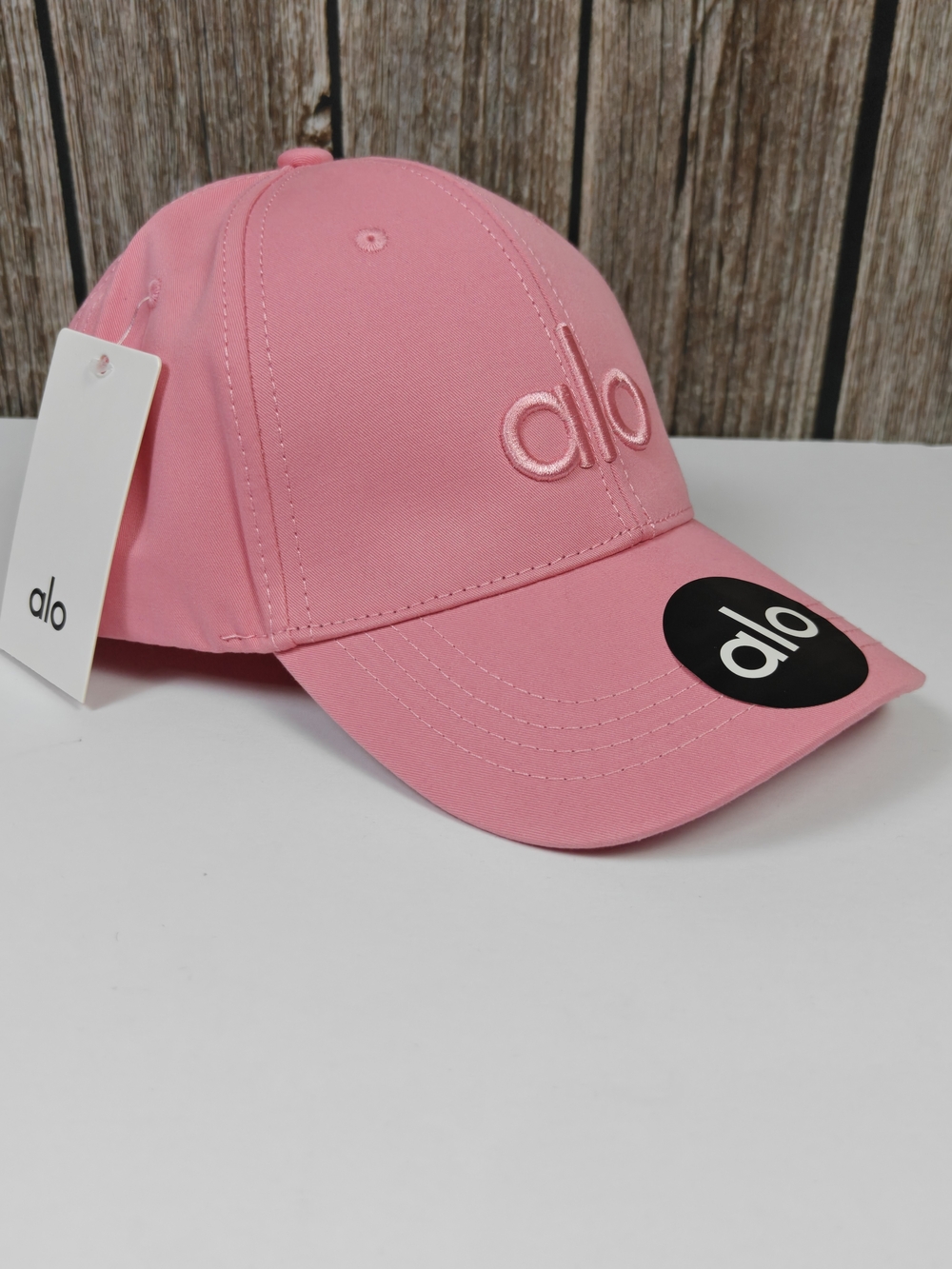 ALO Yoga Pink Logo Baseball Cap
